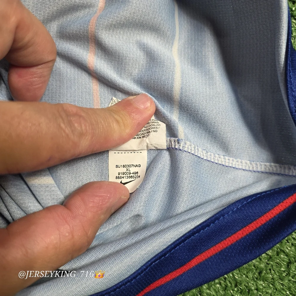Nike Chelsea FC Eden Hazard #10 2018/2019 Home Blue Jersey XL EPL Patch_8
